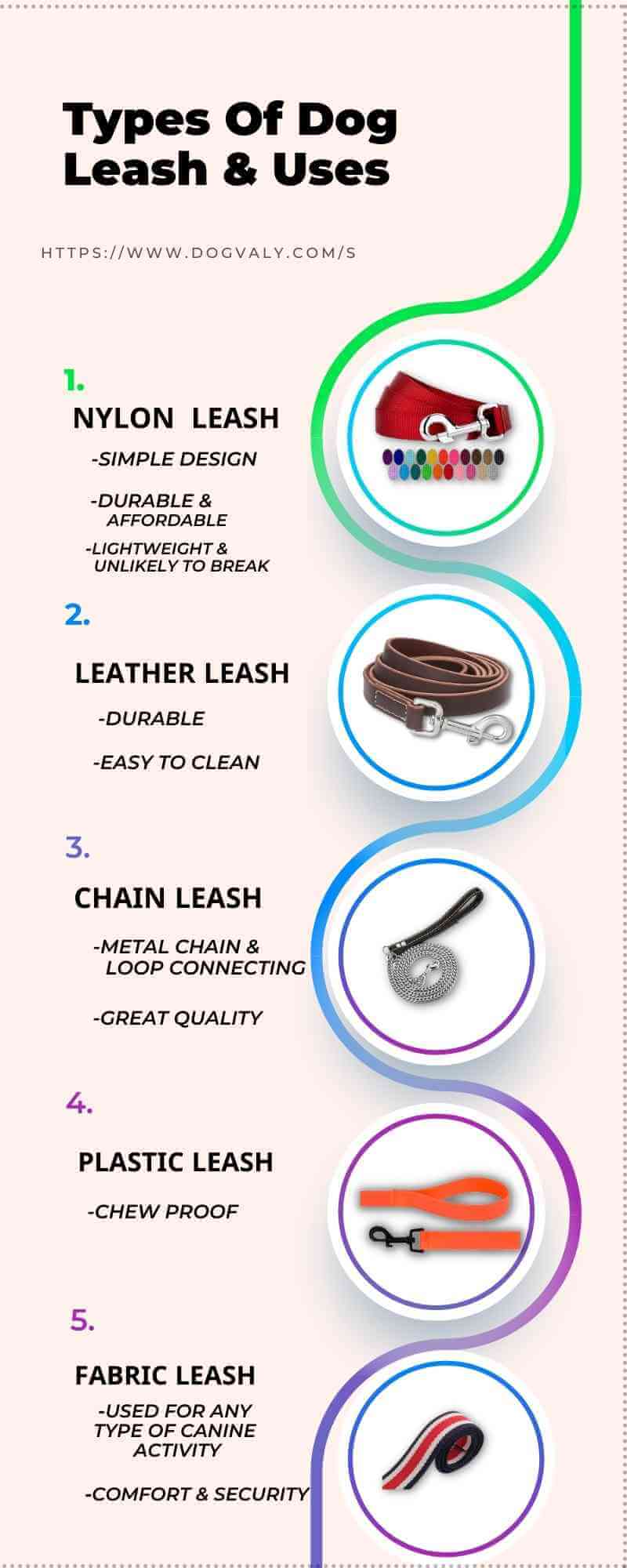 types of dog leash