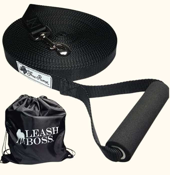 Leash Boss free padded handle and free backpack